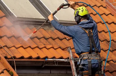 Démoussage et hydrofuge de toiture à Lacoste